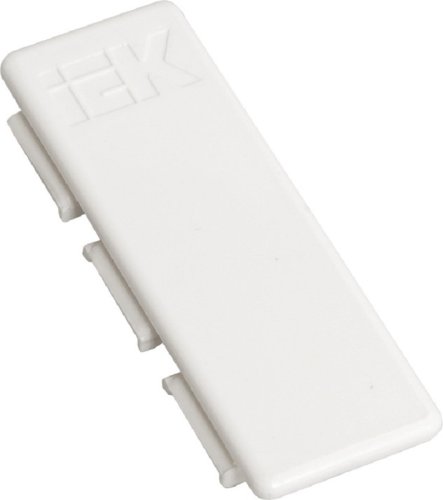 Накладка на стык для кабель-канала IEK Праймер 80х40мм лицевая белый фото Накладка на стык для кабель-канала IEK Праймер 80х40мм лицевая белый картинка